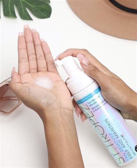 how to remove self tanner from hands